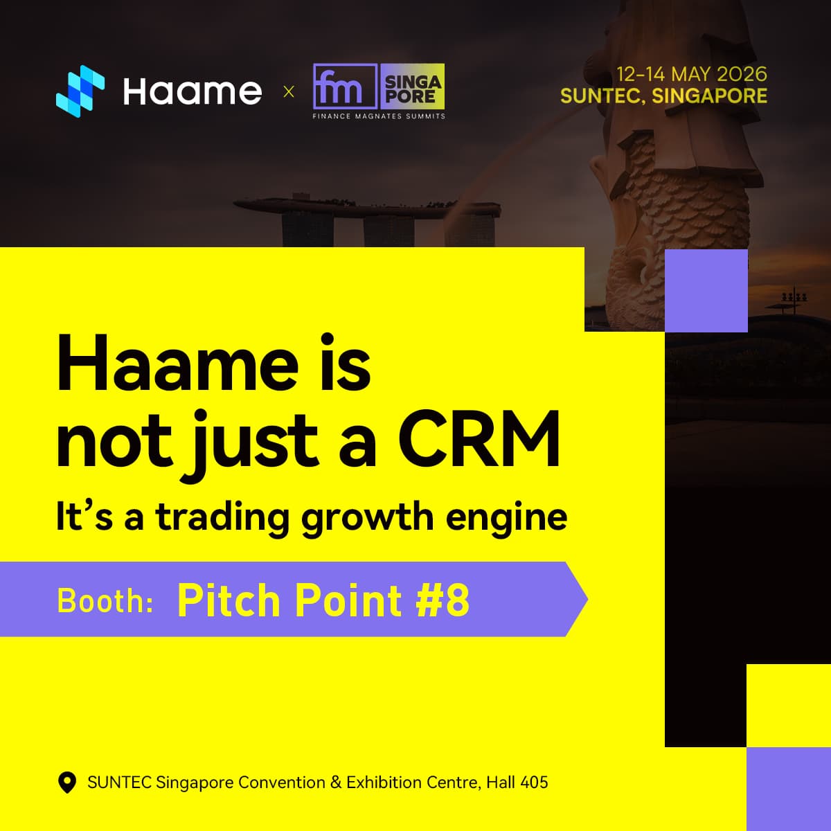 An Invitation to the Lion City | Haame at FM Singapore Summit 2026